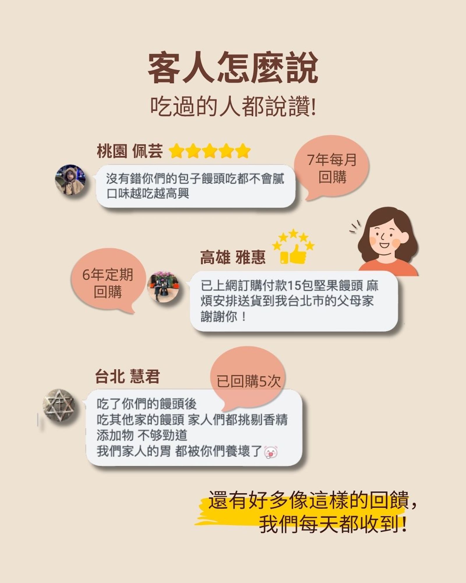 客人怎麼說 客人留言評價
