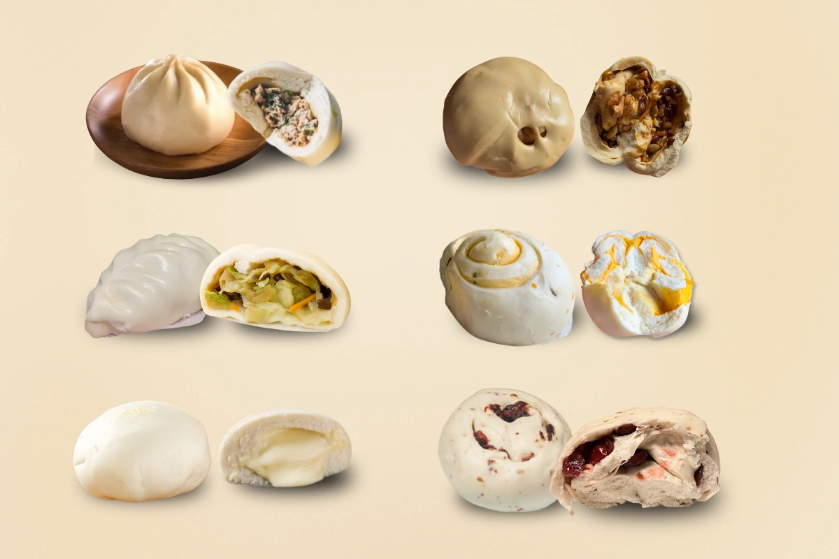 孔子老麵饅頭多種口味適合銀髮族食用